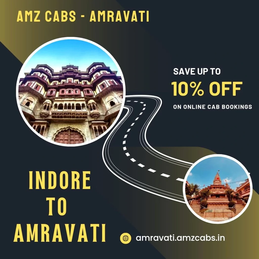 Indore to Amravati taxi