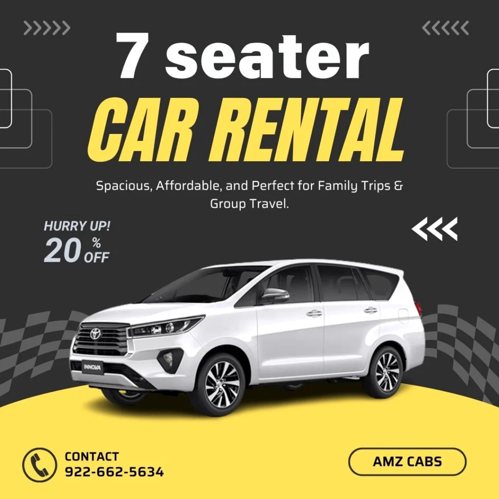 7 seater car rental in Amravati