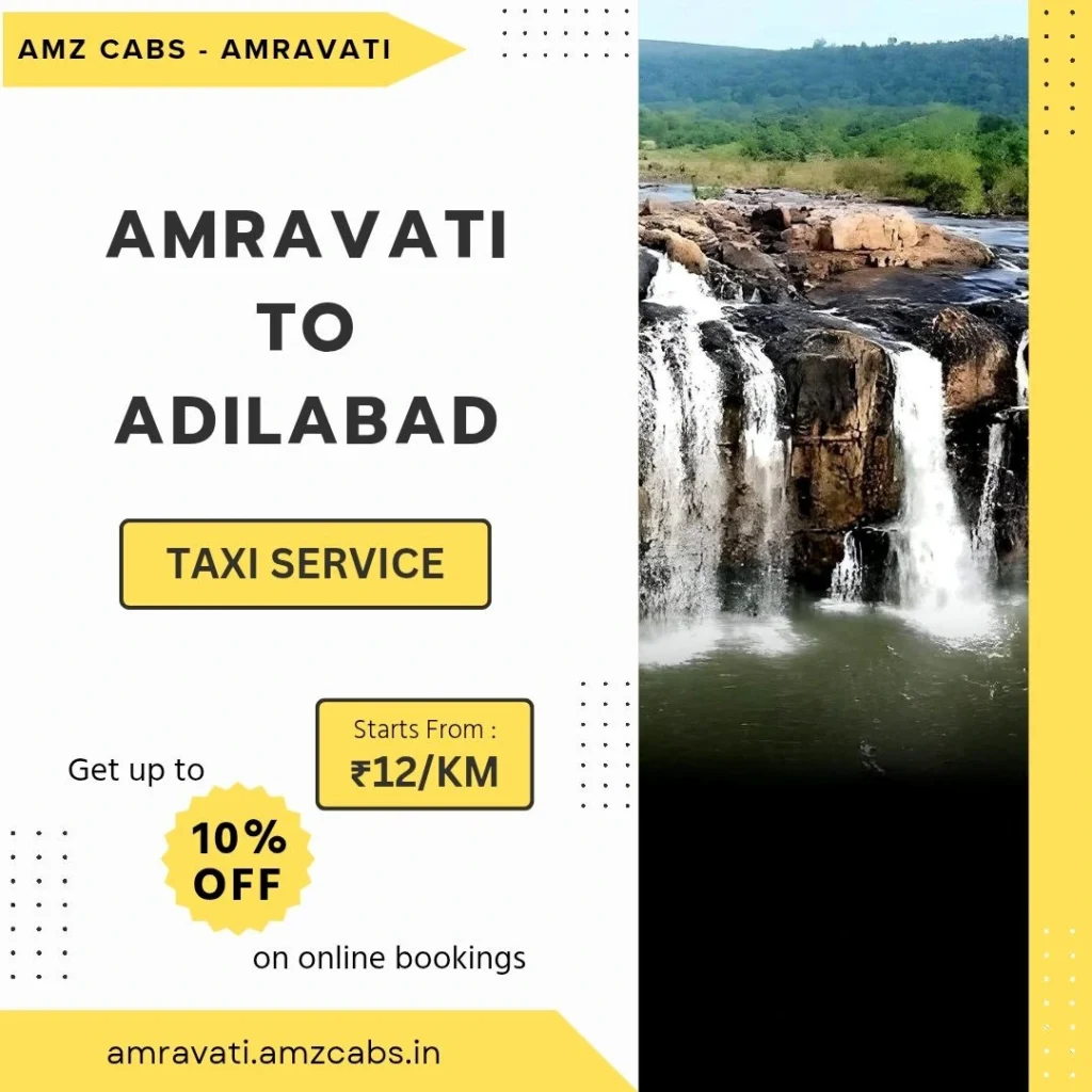 Amravati to Adilabad Taxi