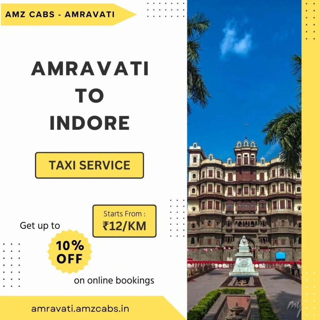 Amravati to Indore Taxi