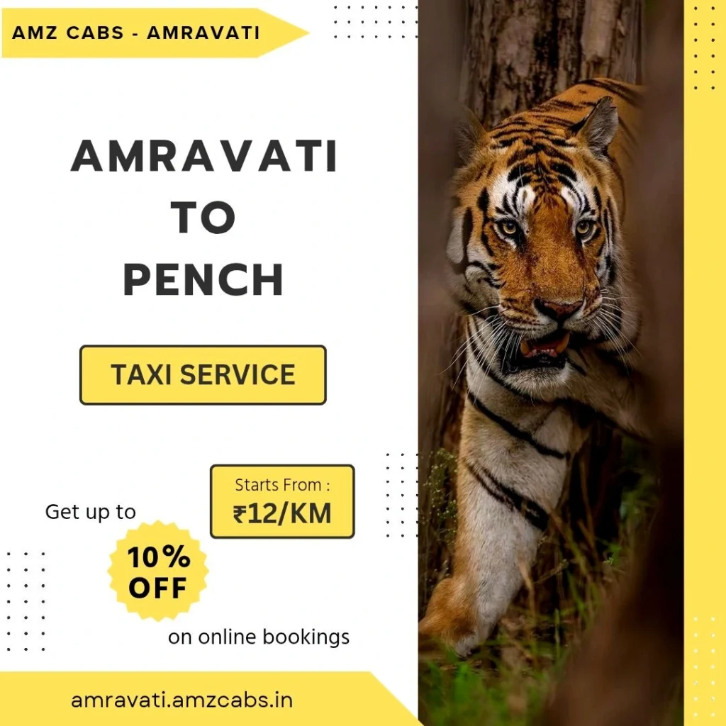Amravati to Pench Tiger Reserve Taxi
